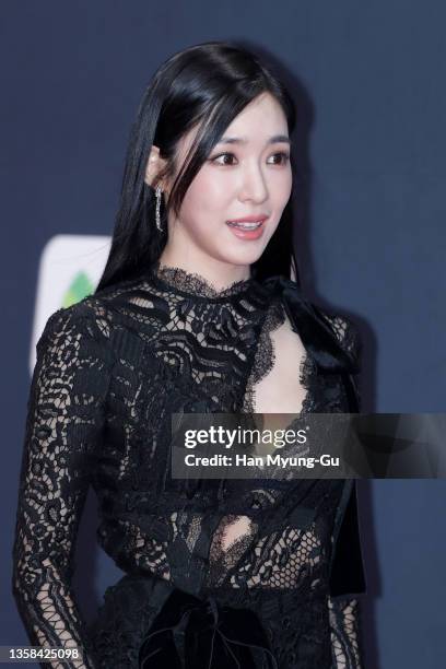 Tiffany of South Korean girl group Girls' Generation attends the 2021 Mnet Asian Music Awards at Paju on December 11, 2021 in Paju, South Korea.