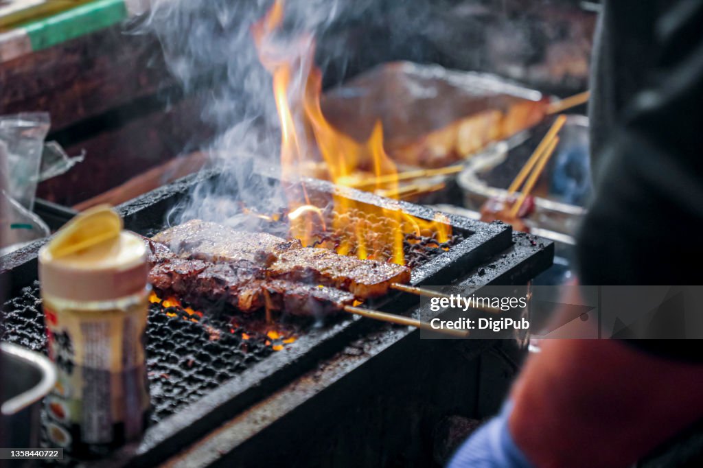 Meat skewers