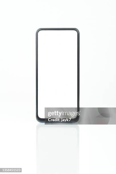 smart cell phone - empty iphone screen stock pictures, royalty-free photos & images