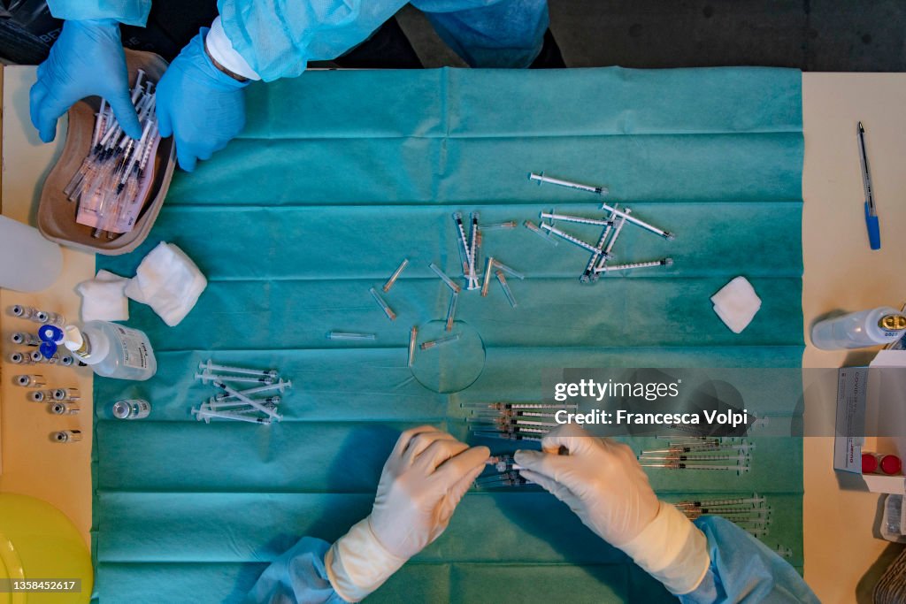 Vaccination Marathon In Italy's Alpine Region Of South Tyrol