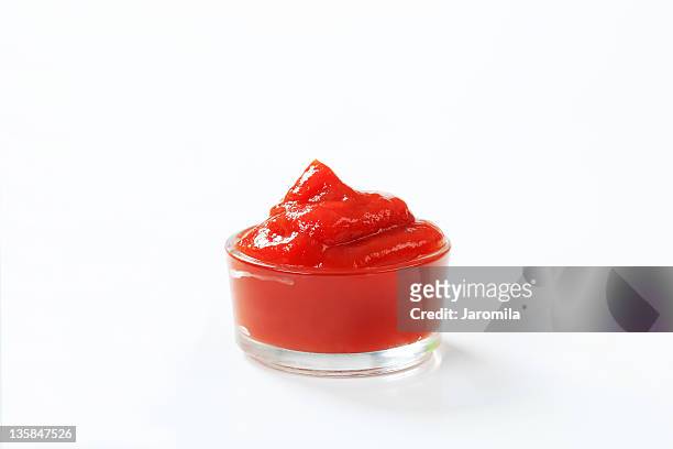 pomodoro ketchup - pure foto e immagini stock