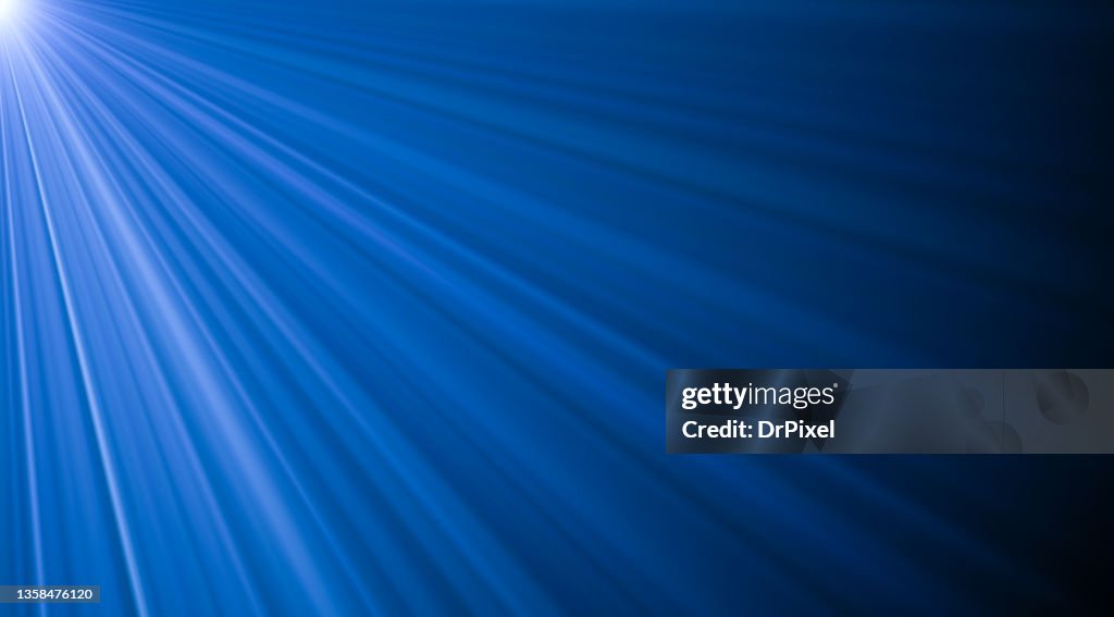 Blue Light Rays High-Res Stock Photo - Getty Images