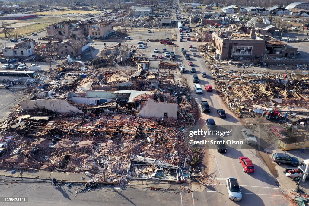 Swath Of Tornadoes Tear Through Midwest
