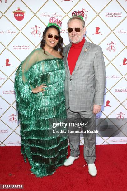 Allegra Riggio and Jared Harris attend the Brooks Brothers Hosts Special Holiday Celebration To Benefit St. Jude Children's Research Hospital at The...