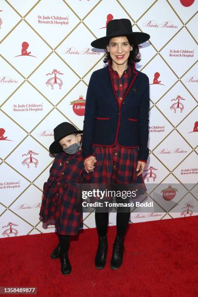 Perrey Reeves and guest attend the Brooks Brothers Hosts Special Holiday Celebration To Benefit St. Jude Children's Research Hospital at The...