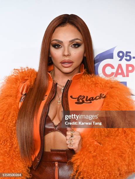 Jesy Nelson attends day 1 of the Capital Jingle Bell Ball at The O2 Arena on December 11, 2021 in London, England.