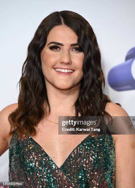 Aimee Vivian attends day 1 of the Capital Jingle Bell Ball at The O2 Arena on December 11, 2021 in London, England.