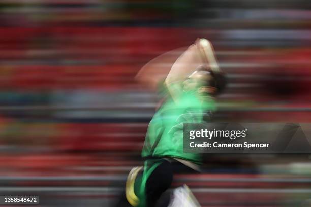 Brody Couch of the Stars bowls during the Men's Big Bash League match between the Sydney Thunder and the Melbourne Stars at GIANTS Stadium, on...