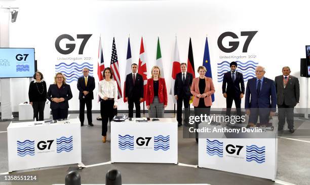 Italy's Deputy Minister of Foreign Affairs Marina Sereni, German Federal Minister for Economic Cooperation and Development Svenja Schulze,...