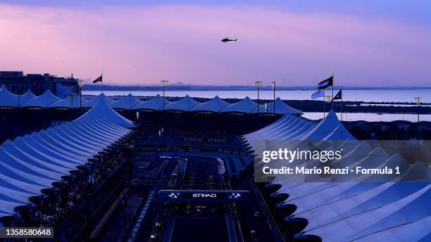 General view of the grid during the F1 Grand Prix of Abu Dhabi at Yas Marina Circuit on December 12, 2021 in Abu Dhabi, United Arab Emirates.