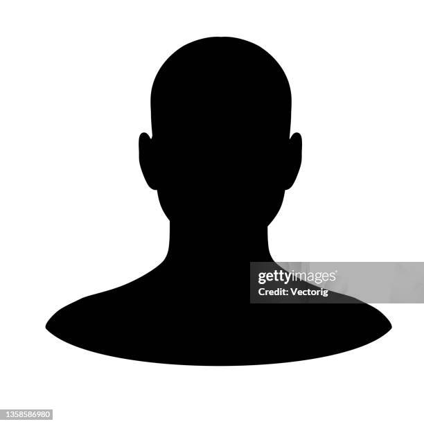 stockillustraties, clipart, cartoons en iconen met people icon head silhouette set - mugshot