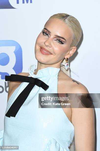 Anne-Marie attends day 2 of the Capital Jingle Bell Ball at The O2 Arena on December 12, 2021 in London, England.