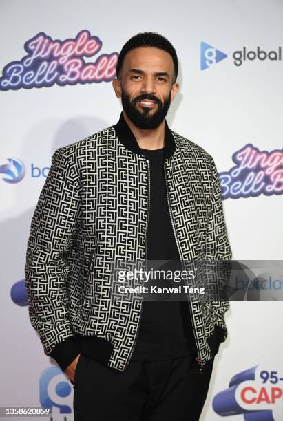 Craig David attends day 2 of the Capital Jingle Bell Ball at The O2 Arena on December 12, 2021 in London, England.
