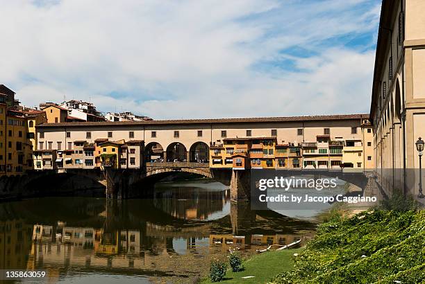 ponte vecchio - jacopo caggiano stock pictures, royalty-free photos & images