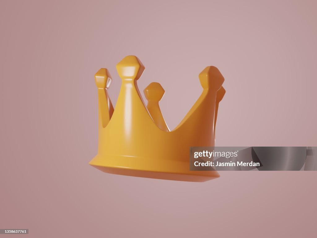 Golden crown rendering