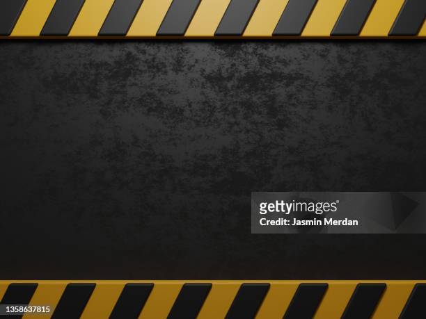 danger restricted zone background - beware stock-fotos und bilder