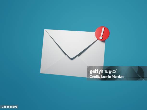 mail notification - inbox filing tray stockfoto's en -beelden