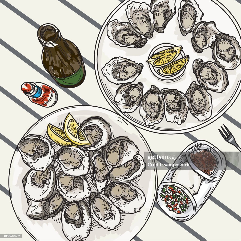 Casual Fresh Oyster Dinner