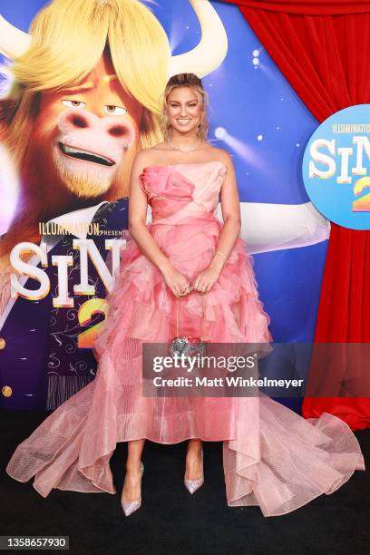 Tori Kelly attends the premiere of Illumination's "Sing 2" on December 12, 2021 in Los Angeles, California.