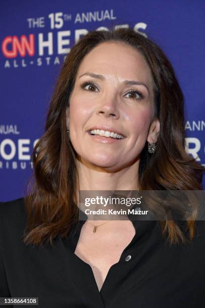 Erica Hill attends The 15th Annual CNN Heroes: All-Star Tribute at American Museum of Natural History on December 12, 2021 in New York City.