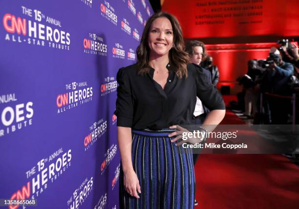 Erica Hill attends The 15th Annual CNN Heroes: All-Star Tribute at American Museum of Natural History on December 12, 2021 in New York City.