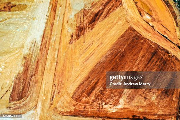 earth mover abstract patterns, road construction in housing development - deforestation australia stock pictures, royalty-free photos & images