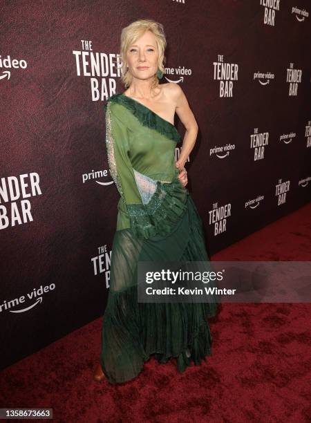 Anne Heche attends the Los Angeles premiere of Amazon Studio's "The Tender Bar" at TCL Chinese Theatre on December 12, 2021 in Hollywood, California.