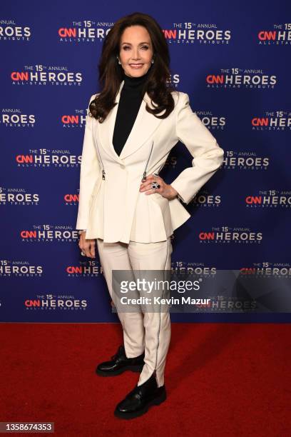 Lynda Carter attends The 15th Annual CNN Heroes: All-Star Tribute at American Museum of Natural History on December 12, 2021 in New York City.