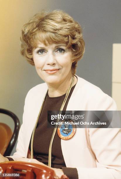 Elizabeth Allen participating in Jerry Lewis Telethon, circa 1975.