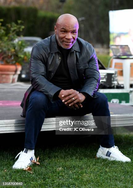 Former professional boxer Mike Tyson attends Celebration of Smiles Event hosted by Dionne Warwick on her 81st Birthday to benefit medical charity...