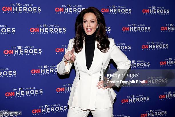 Lynda Carter attends The 15th Annual CNN Heroes: All-Star Tribute at American Museum of Natural History on December 12, 2021 in New York City.