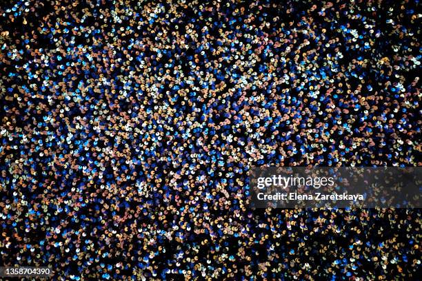 brilliant background of sequins. space. multicolored sequins - prom stock pictures, royalty-free photos & images