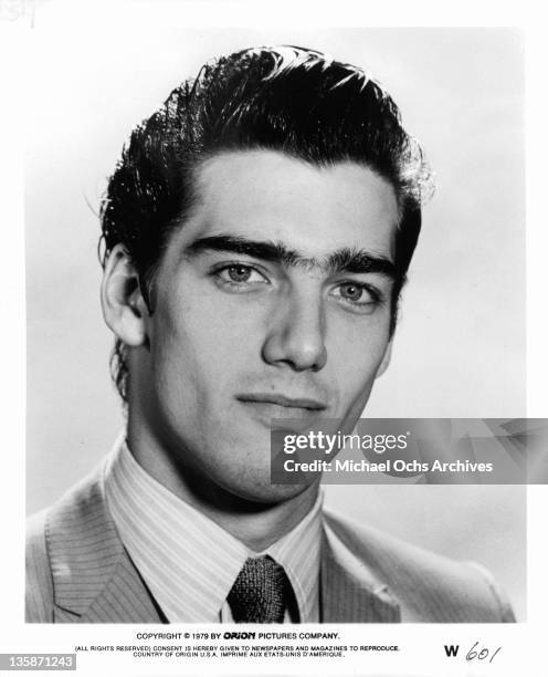 Ken Wahl in a publicity portrait from the film 'The Wanderers', 1979.