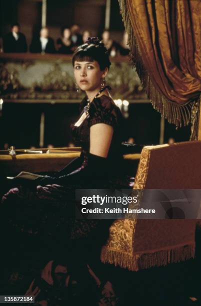 French actress Sophie Marceau as the literary heroine in the film 'Leo Tolstoy's Anna Karenina', 1997.