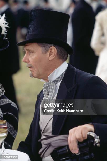 English actor James Fox as Karenin in the film 'Leo Tolstoy's Anna Karenina', 1997. The movie was filmed on location in Russia.