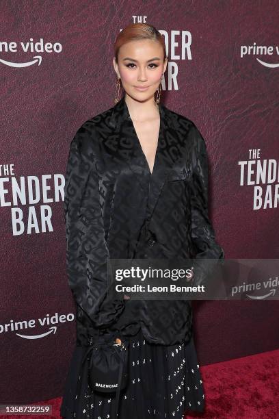 Agnez Mo attends Los Angeles Premiere of Amazon Studio's "The Tender Bar" at TCL Chinese Theatre on December 12, 2021 in Hollywood, California.