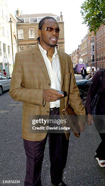 Audley Harrison during Audley Harrison Sighting in London - August 4, 2004 at Soho Square in London, Great Britain.