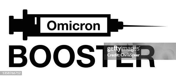 omicron vaccine - nhs stock illustrations