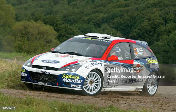  Carlos Sainz de España y el equipo Ford Focus RS WRC en acción durante... Fotografía de noticias