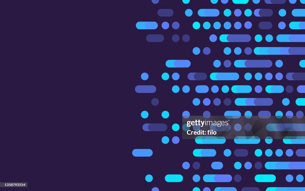 Wissenschaft und Forschung Dash Abstrakter Hintergrund