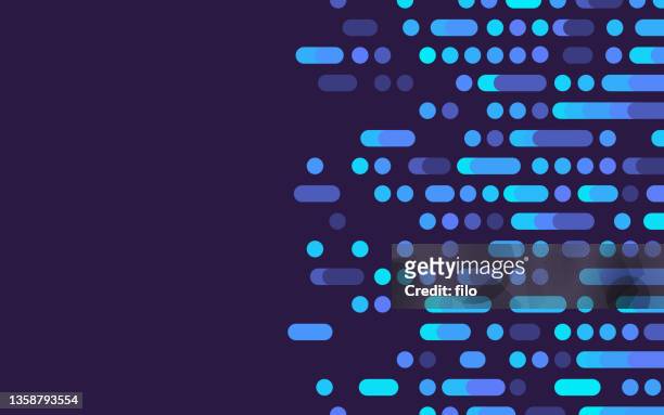 science and research dash abstract background - technology stock illustrations