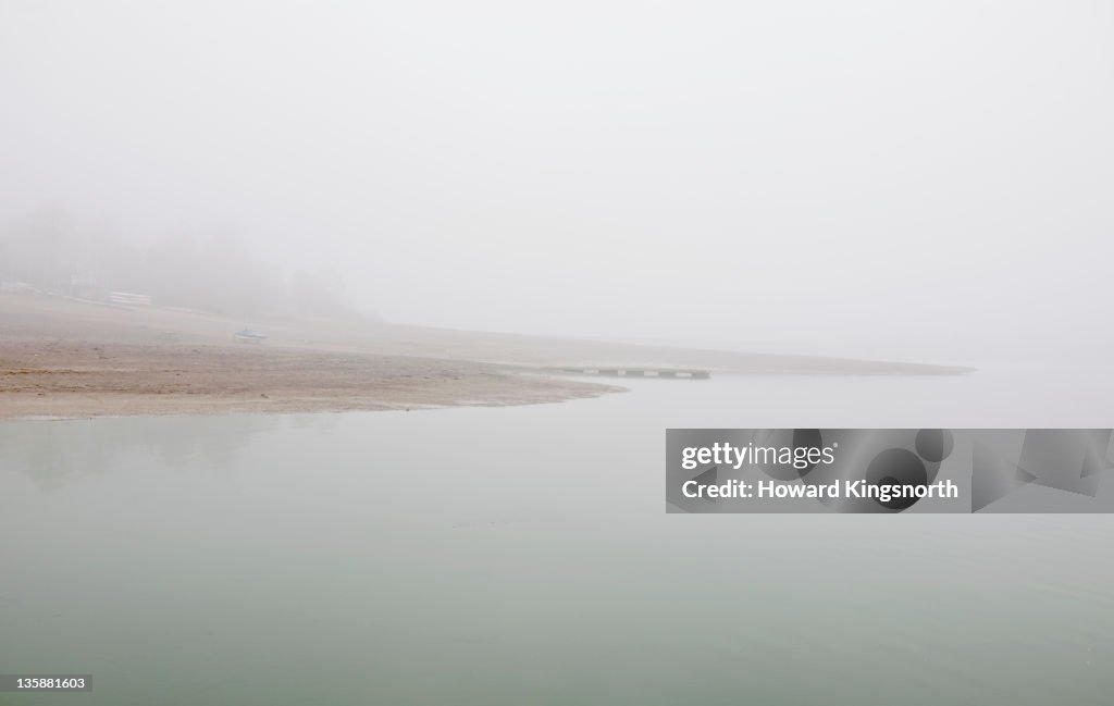 Lake in the mist