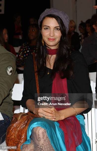 Shiva Rose during Mercedes-Benz Spring 2005 Fashion Week at Smashbox Studios - Editte Keshishyan - Front Row at Smashbox Studios in Culver City, CA,...