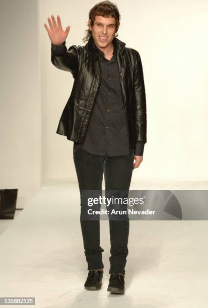 Erik Hart, designer during Mercedes-Benz Fall 2006 L.A. Fashion Week at Smashbox Studios - Morphine Generation - Runway at Smashbox Studios in Culver...