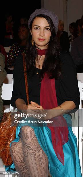 Shiva Rose during Mercedes-Benz Spring 2005 Fashion Week at Smashbox Studios - Editte Keshishyan - Front Row at Smashbox Studios in Culver City, CA,...