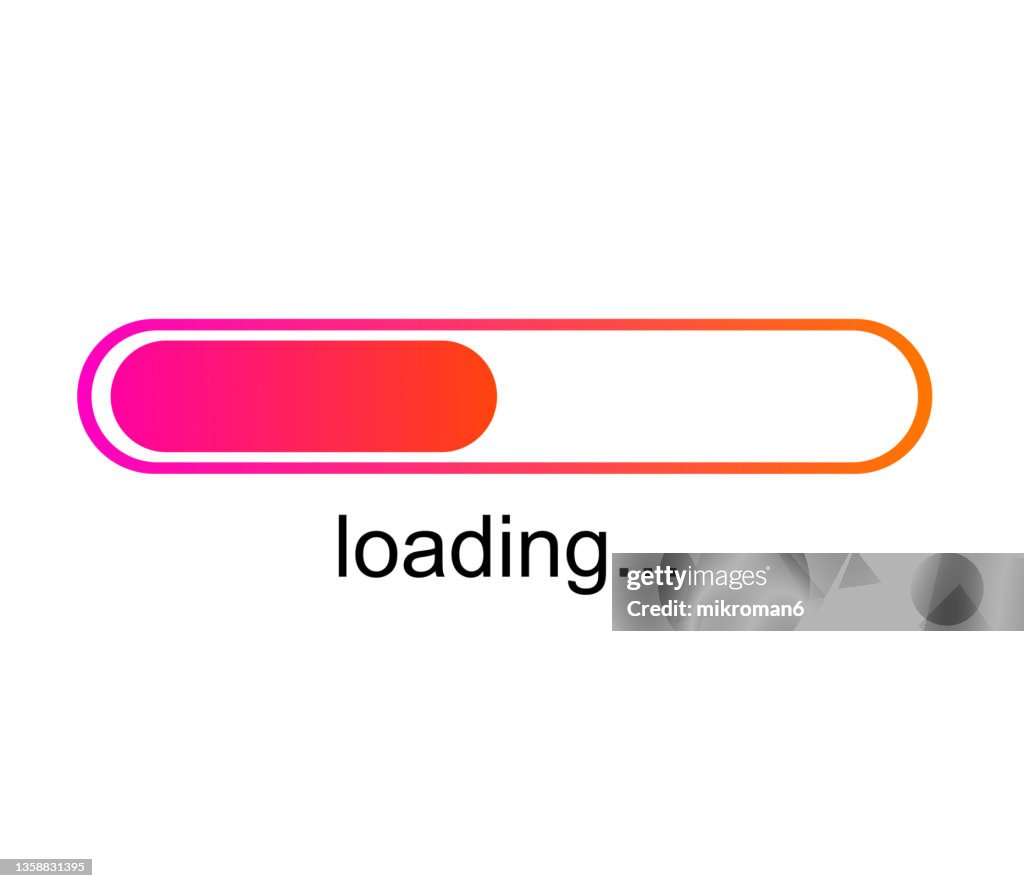 Illustration of a loading bar