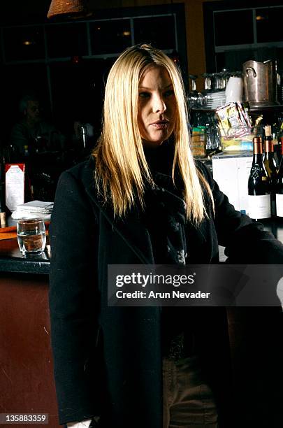 Deborah Unger during 2004 Sundance Film Festival - Portraits of the cast of "One Point 0 ": featuring Jeremy Sisto and Deborah Unger on 1/22/04 at...