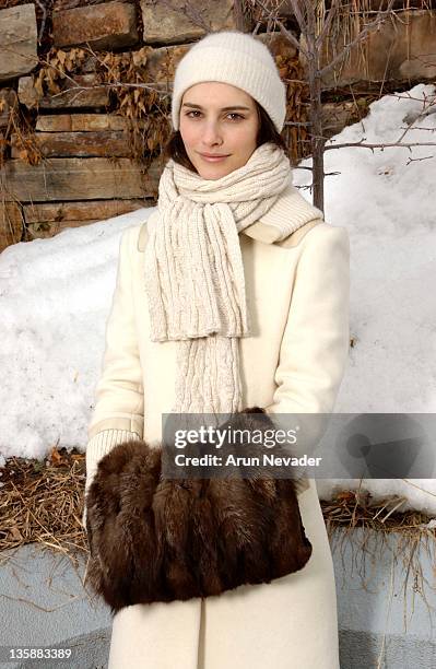 Liane Balaban during 2004 Sundance Film Festival - Portraits of "Seven Times Lucky" on 1/19/04 at steps of City Hall in Park City, UT, United States.