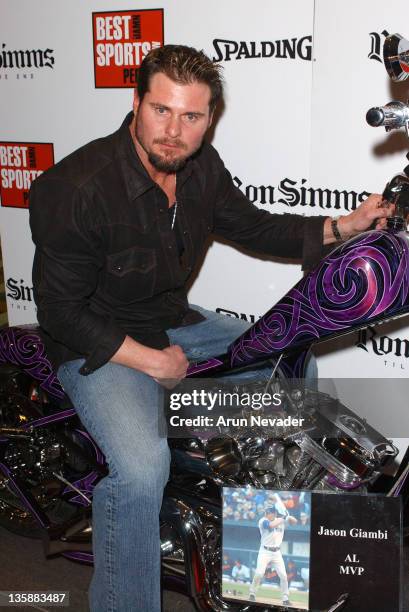 Jason Giambi during Best Damn All-Star Party Period presented by Ron Simms at 9000 Restaurant and Bar in West Hollywood, California, United States.