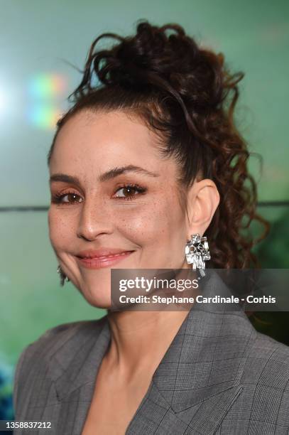 Noomi Rapace attends the "Lamb" Premiere at UGC Cine Cite des Halles on December 13, 2021 in Paris, France.